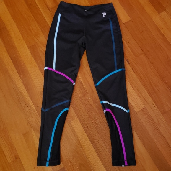 fila stripe leggings